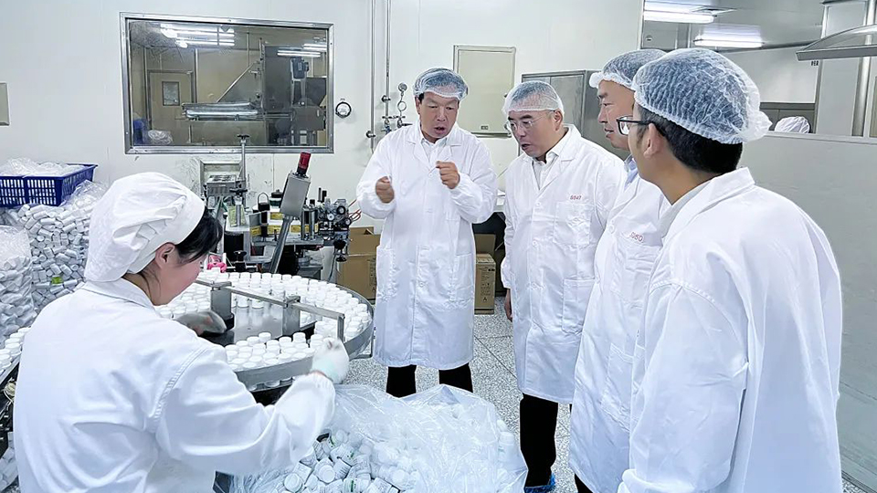 甘肅省副省長陳得信蒞臨獨一味生物制藥考察調(diào)研